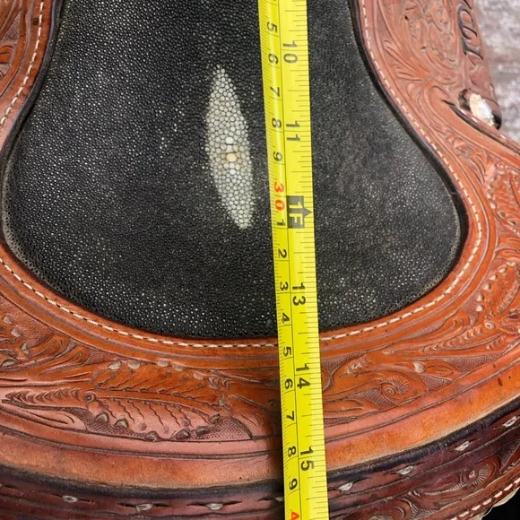 Scott Thomas Team Roping Saddle - Picture 6 of 16